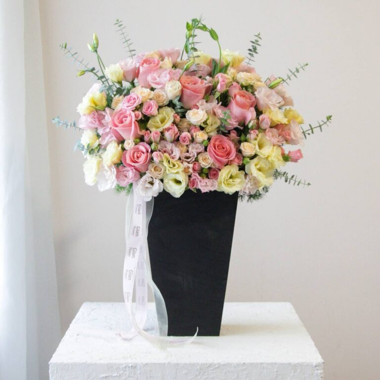 باکس گل بزرگ رز برای خواستگاری