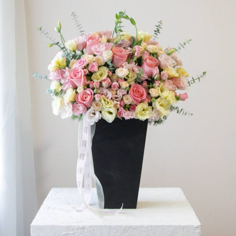 باکس گل بزرگ رز برای خواستگاری