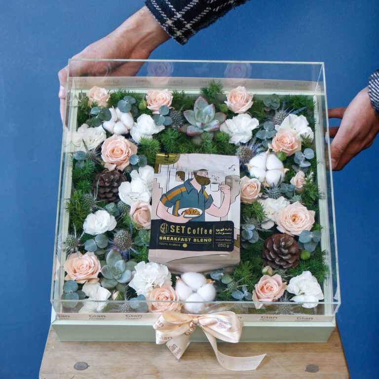 عکس روز پدر گل با هدیه