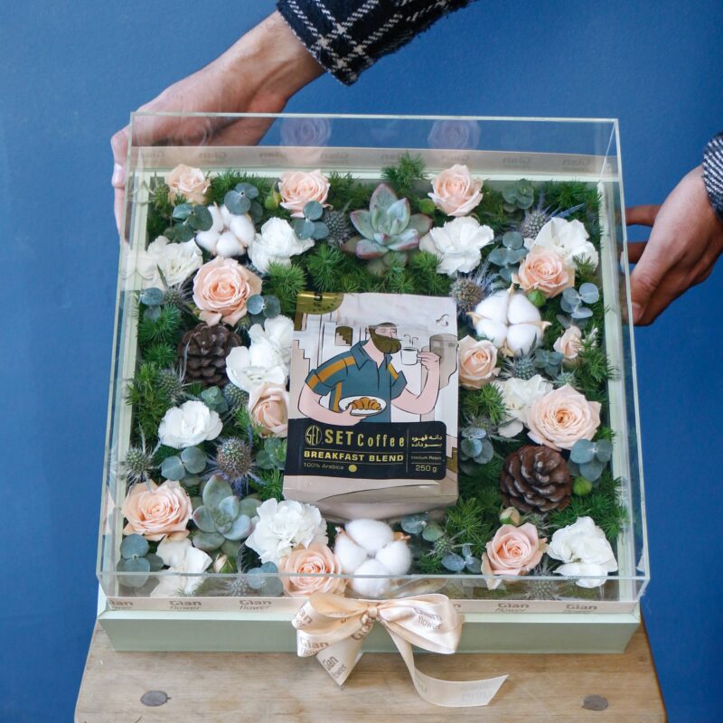 عکس روز پدر گل با هدیه