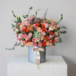 باکس گل نارنجی مردانه