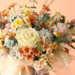 گل برای هتبریک روز مادر گلدان گل مینیمال