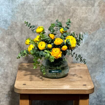 گلدان مینیمال آنمون گل زمستانی