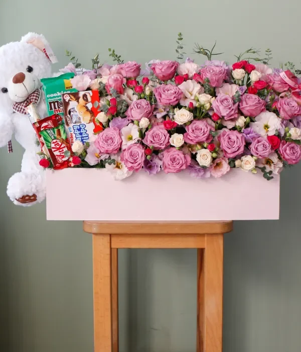 16 مدل جذاب و ترند باکس گل برای تولد که نباید از دست بدهید