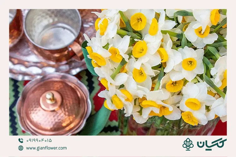 گل نرگس جزو گل ماه تولد آذر (November-December)