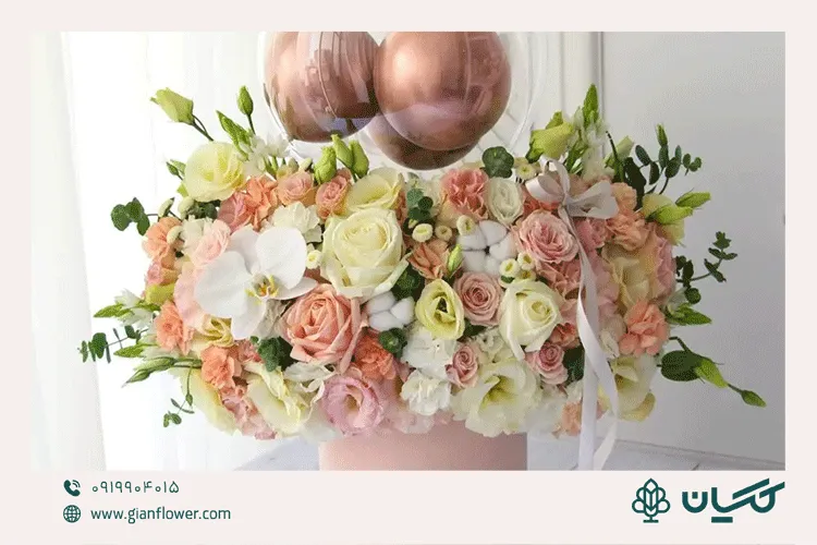 عکس مدل باکس گل برای کادو تولد 