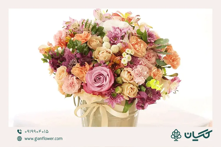 عکس باکس گل برای تولد مدل هانیس