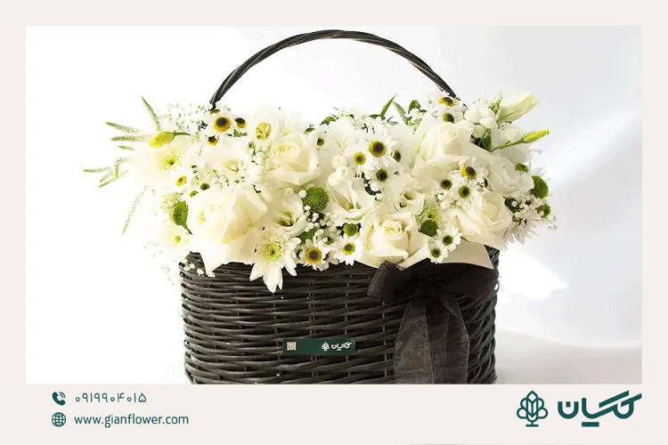 سبد گل مناسب برای سر خاک