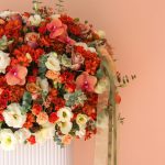 باکس گل ارکیده رز وینتیج لیسیانتوس - گل گیان