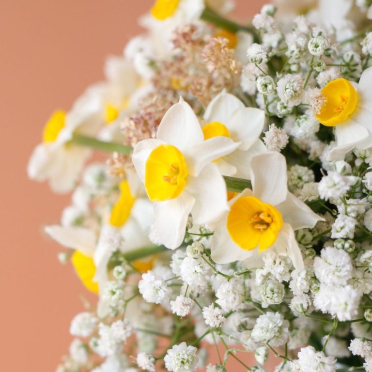 جدیدترین مدل گلدان شیشه‌ای نرگس - گلفروشی گیان