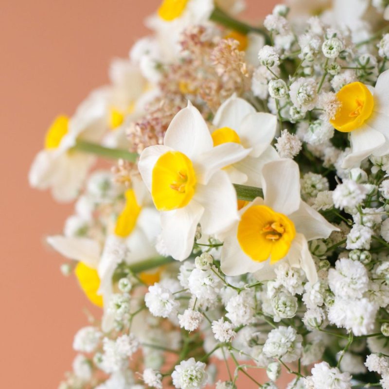 جدیدترین مدل گلدان شیشه‌ای نرگس - گلفروشی گیان