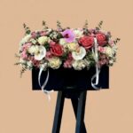 تاج گل اقتصادی مدل جدید با رز و ارکیده