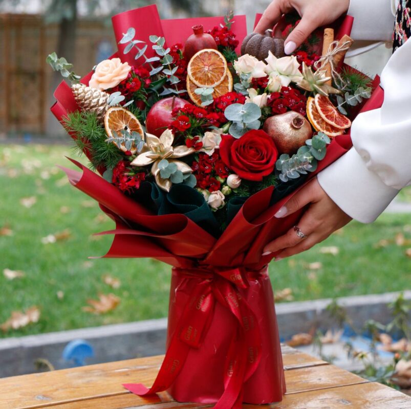 عکس دسته گل شب یلدا