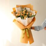 دسته گل مینیمال رز مینیاتوری