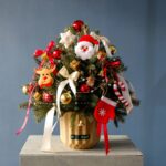 گلدان کریسمس برای تبریک سال نو