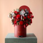 باکس گل کریسمس قرمز