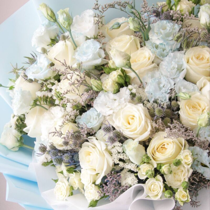 دسته گل بزرگ یک متری برای خواستگاری