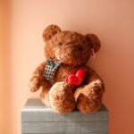 عروسک خرس تدی بزرگ با قلب
