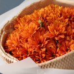 دسته گل مینیمال نارنجی