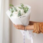دسته گل پیونی مینیمال