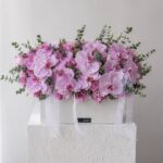باکس گل ارکیده یاسی